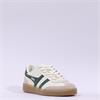 Gola Viper Leather Gumsole Retro Trainer - Off White Evergreen